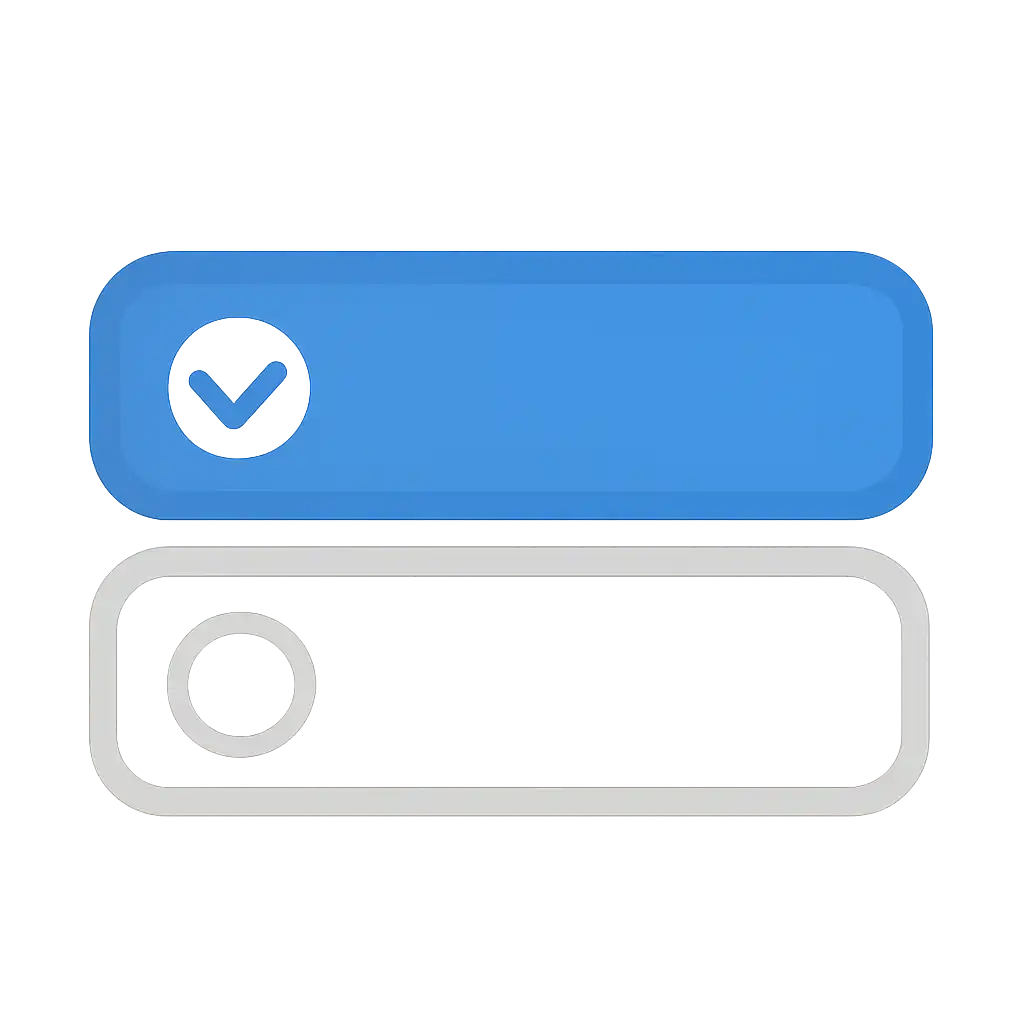 Close-up of button or form field for 4 rolls 2 rolls